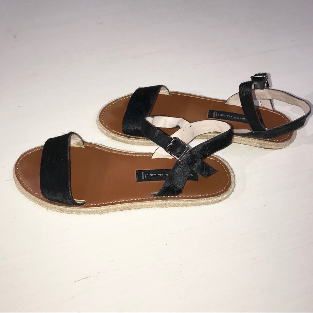SOLD-Steven by Steve Madden Cowhair Sandals - Picture 4 of 7